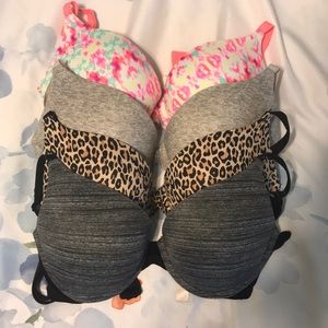 4 Victoria’s Secret Pink Bras
